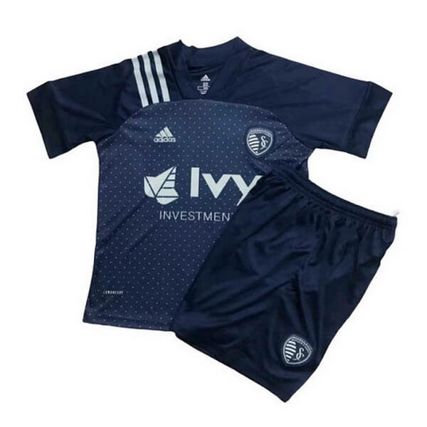 Camiseta Sporting Kansas City Replica Segunda Ropa Niños 2020/21 Azul